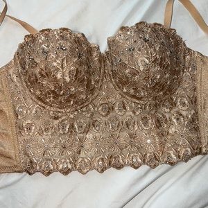 Never worn blingy corset top